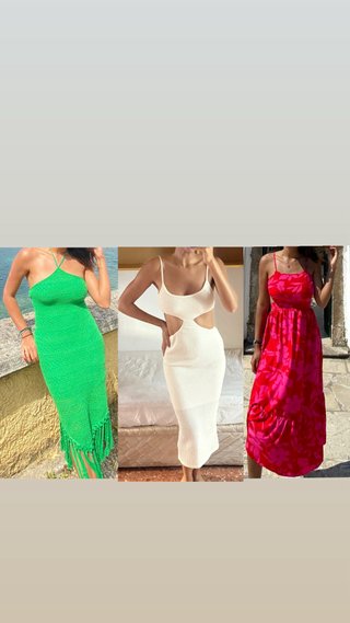 Lote 3 Vestidos Verano Shein