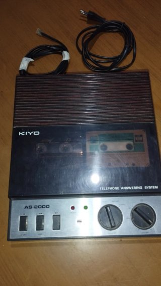 KIYO AS-2000 Grabadora Teléfono Antiguo