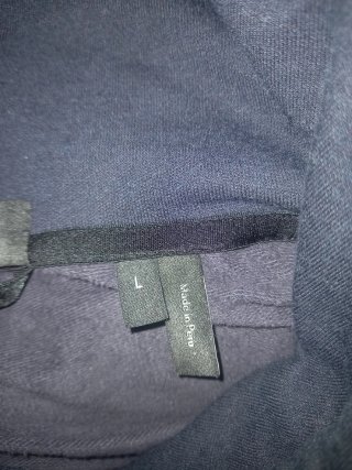 Sudadera con capucha Theory azul Talla L