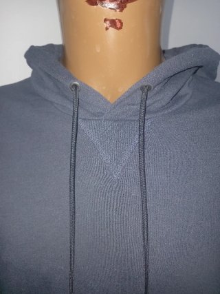 Sudadera con capucha Theory azul Talla L