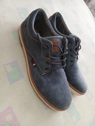 Zapatos casuales hombre azul N*46
