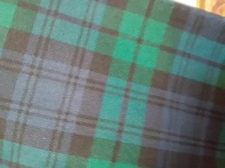 Bustina 15x27cm Tartan Blu/Verde