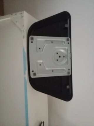 Soporte de pared negro
