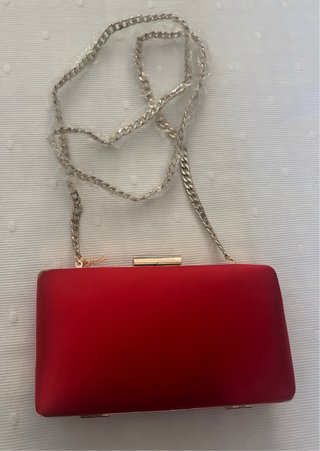 Bolso de fiesta MENBUR rojo coral