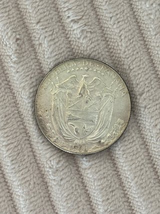 Moneda 1/2 Balboa Panamá 1968