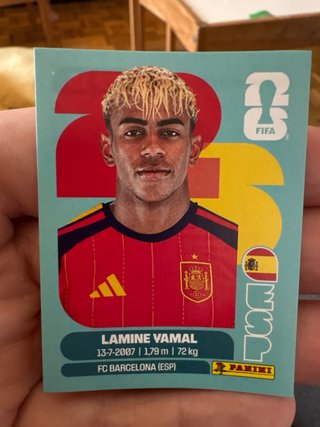 Cromo Lamine Yamal FC Barcelona FIFA 2026 NUEVO