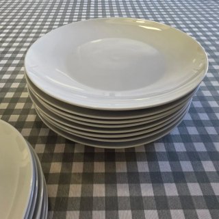 Vajilla Ikea Blanca Porcelana
