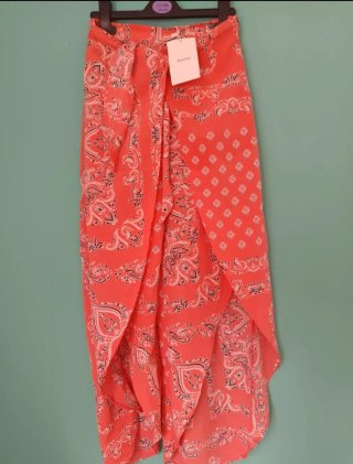 Falda pantalón Bershka naranja Talla XS