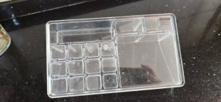 Organizador de maquillaje acrílico transparente