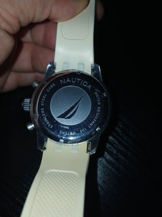 Orologio Nautica Beige e Blu