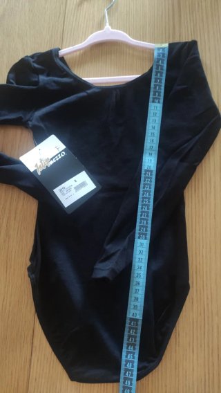 Maillot ballet niña T. 8 negro