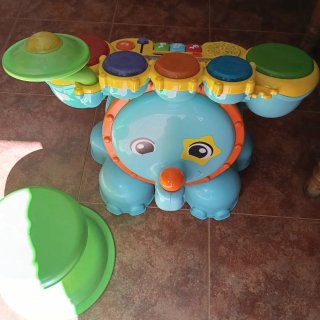 Batería musical infantil elefante
