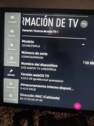 Smart TV LG de 32"