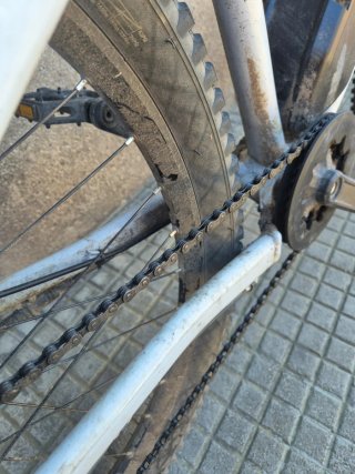 Bicicleta Eléctrica Rockrider E-ST100 Blanca