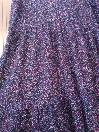 Abito fantasia floreale donna Tg. M