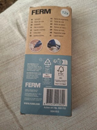 Barritas pegamento Ferm Hobby 11mm 11uds