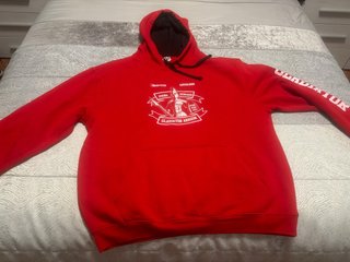 Sudadera Caballero XL Roja