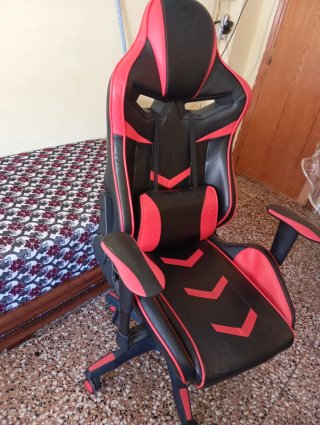 Silla Gamer Negra y Roja