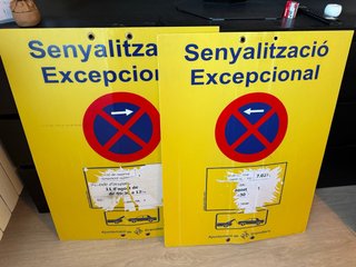 2 Señales Reserva Estacionamiento Excepcional