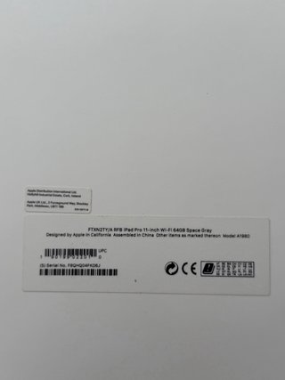 iPad Pro 11 Plata/Gris Espacial