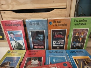9 Películas VHS Clásicas Sin Abrir