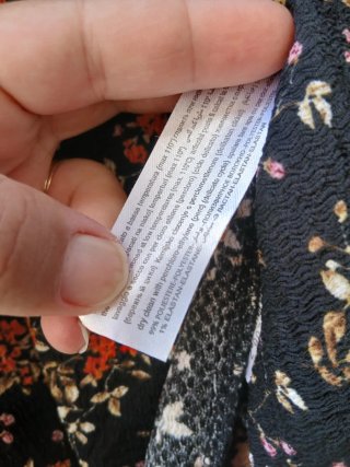 Abito donna fantasia floreale taglia L