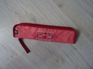 Flauta dulce con funda y accesorio