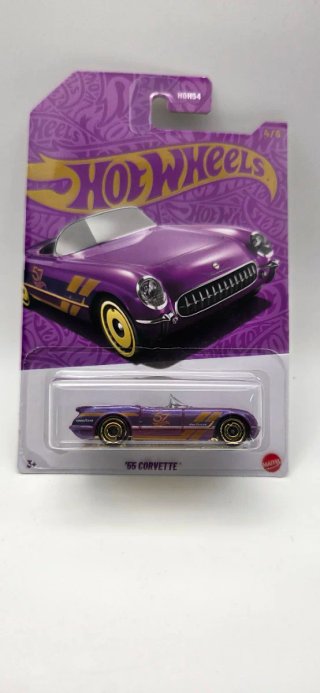 Hot Wheels '55 Corvette Roxo Dourado