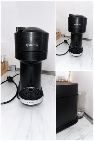 Cafetera Nespresso krups vertuo Negra