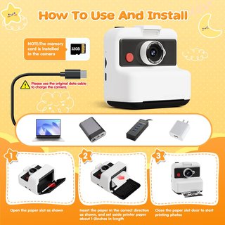 Cámara de fotos instantánea para niños - NUEVA