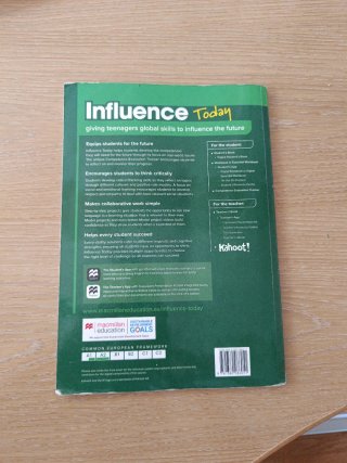 INFLUENCE TODAY 1 Student's book: libro de text...