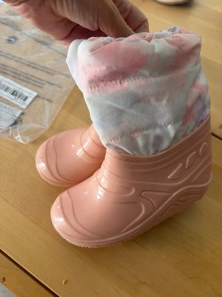 Botas de nieve rosas