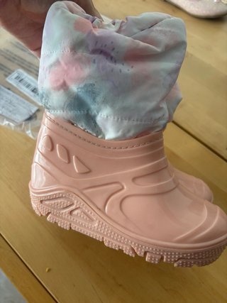 Botas de nieve rosas