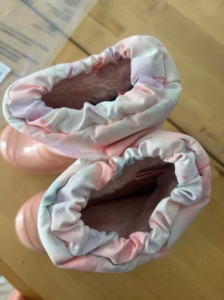 Botas de nieve rosas