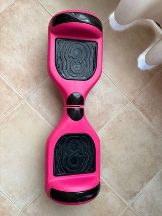 Hoverboard rosa con funda y cargador