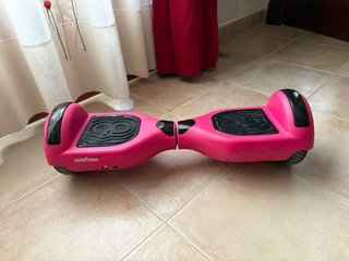 Hoverboard rosa con funda y cargador