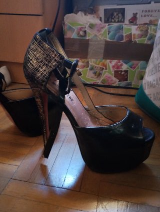 Sandalias Tacón Alto Sexy Talla 35