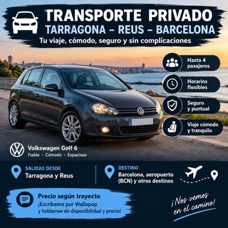 Transporte Tarragona- Barcelona y alrededores