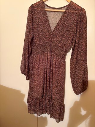 Vestido corto estampado