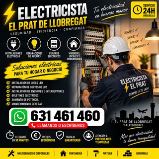 Electricista El Prat De Llobregat 24h