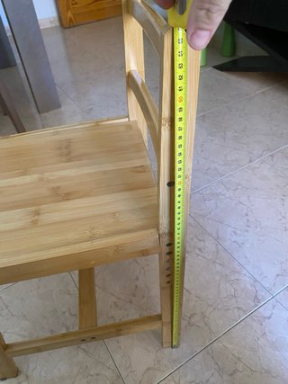 Escritorio infantil bambú con silla