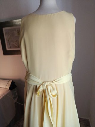 Vestido de fiesta/gala amarillo