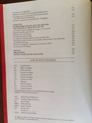 La armada española en la segunda mitad del s XVIII
