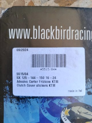 Pegatina Tapa embrague KTM SX 125-150