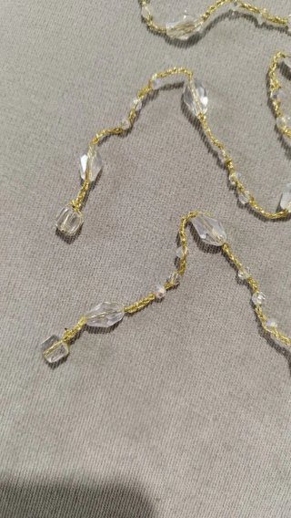 Collar abierto 140 cm con cristales
