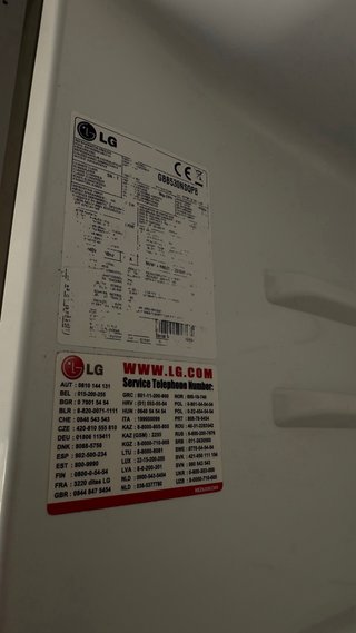 Nevera LG para reparar o por piezas