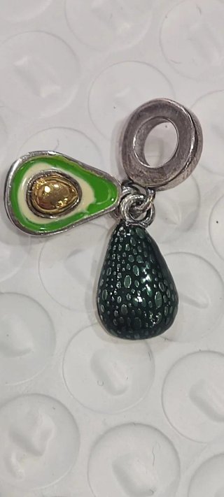 Colgante Charm Plata 925 Aguacate