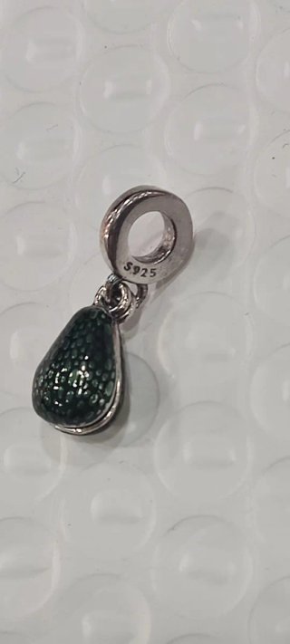 Colgante Charm Plata 925 Aguacate