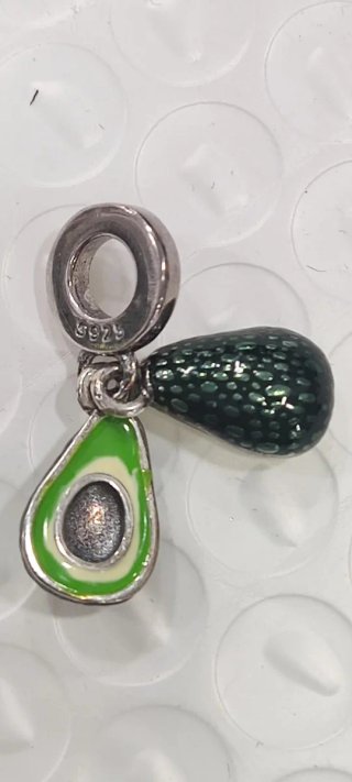 Colgante Charm Plata 925 Aguacate