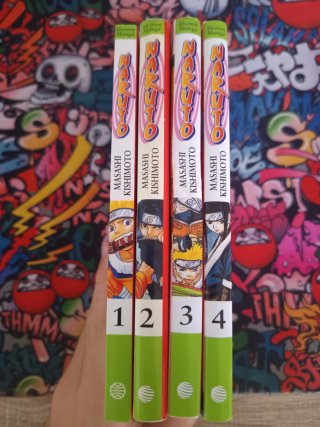 Manga anime Naruto 4 tomos